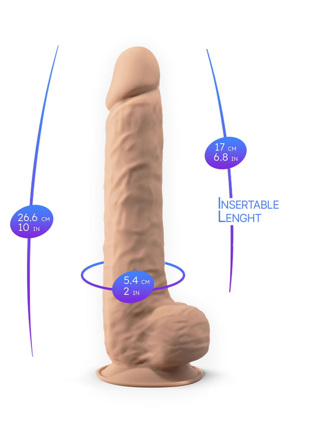 Silex-D Dildo Model 10 inch 8