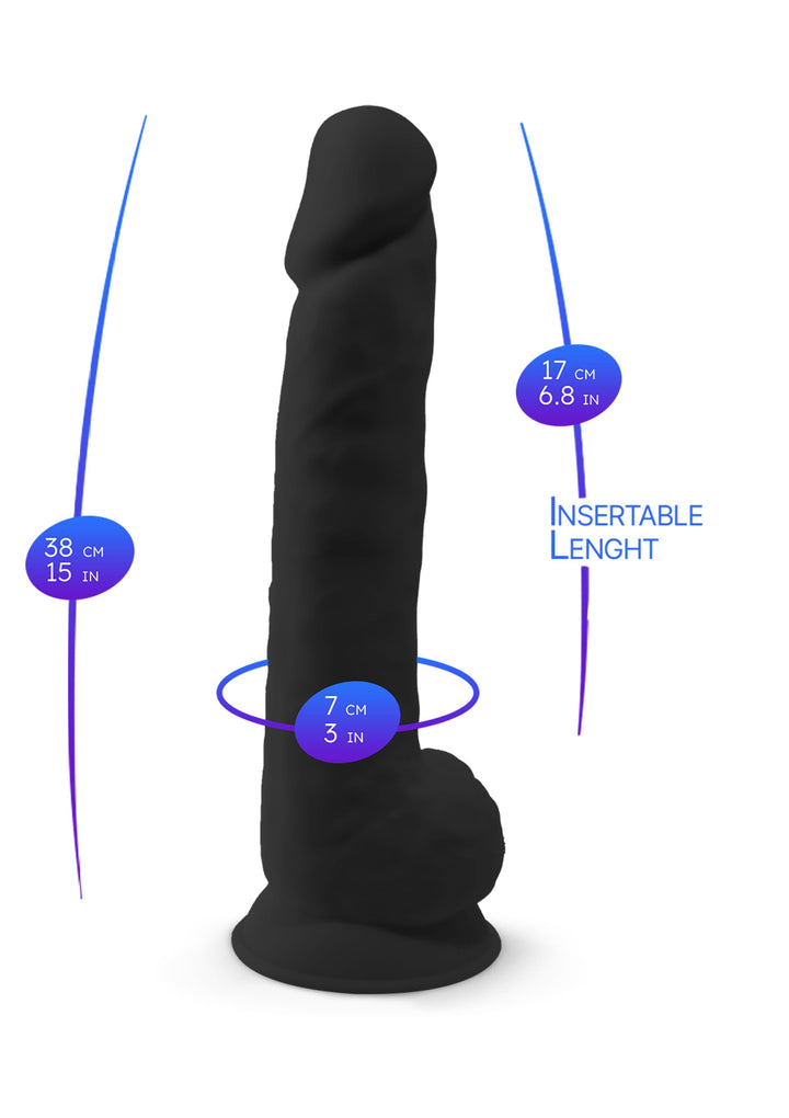 Silex-D Dildo Model 15 inch 6