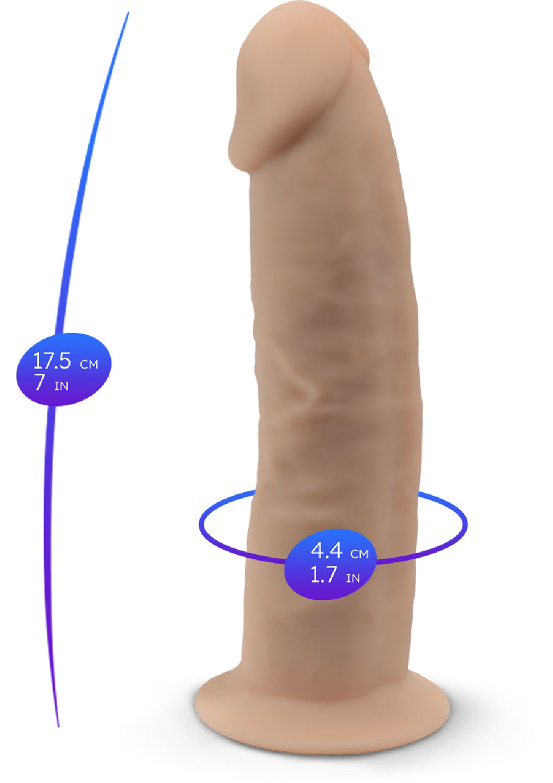 Silex-D Dildo Vibrating Model 7 inch 7