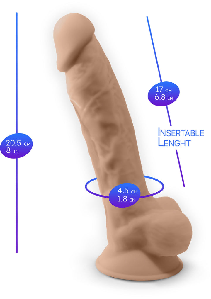 Silex-D Dildo Vibrating Model 8 inch 2