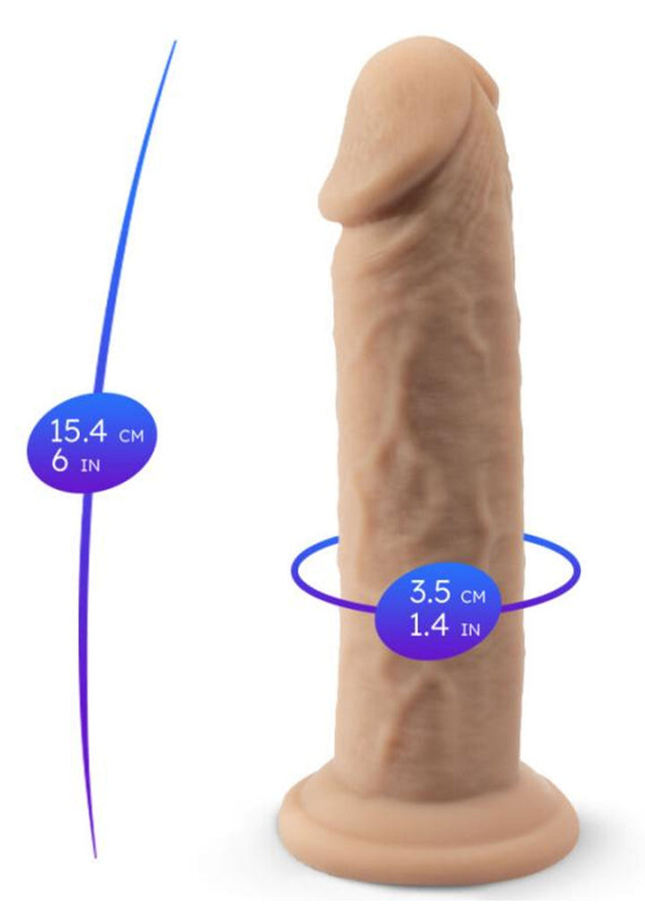 Silex-D Real Skin Dildo Model 2 - 6 inch 2