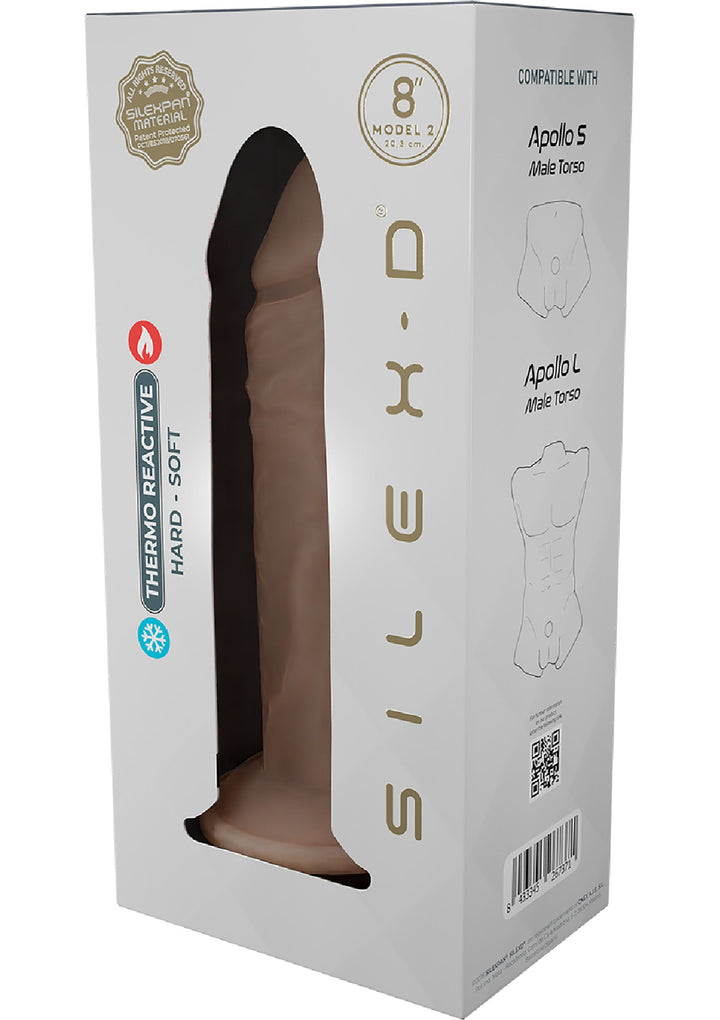 Silex-D Silicone Dong Model 8 inch 3