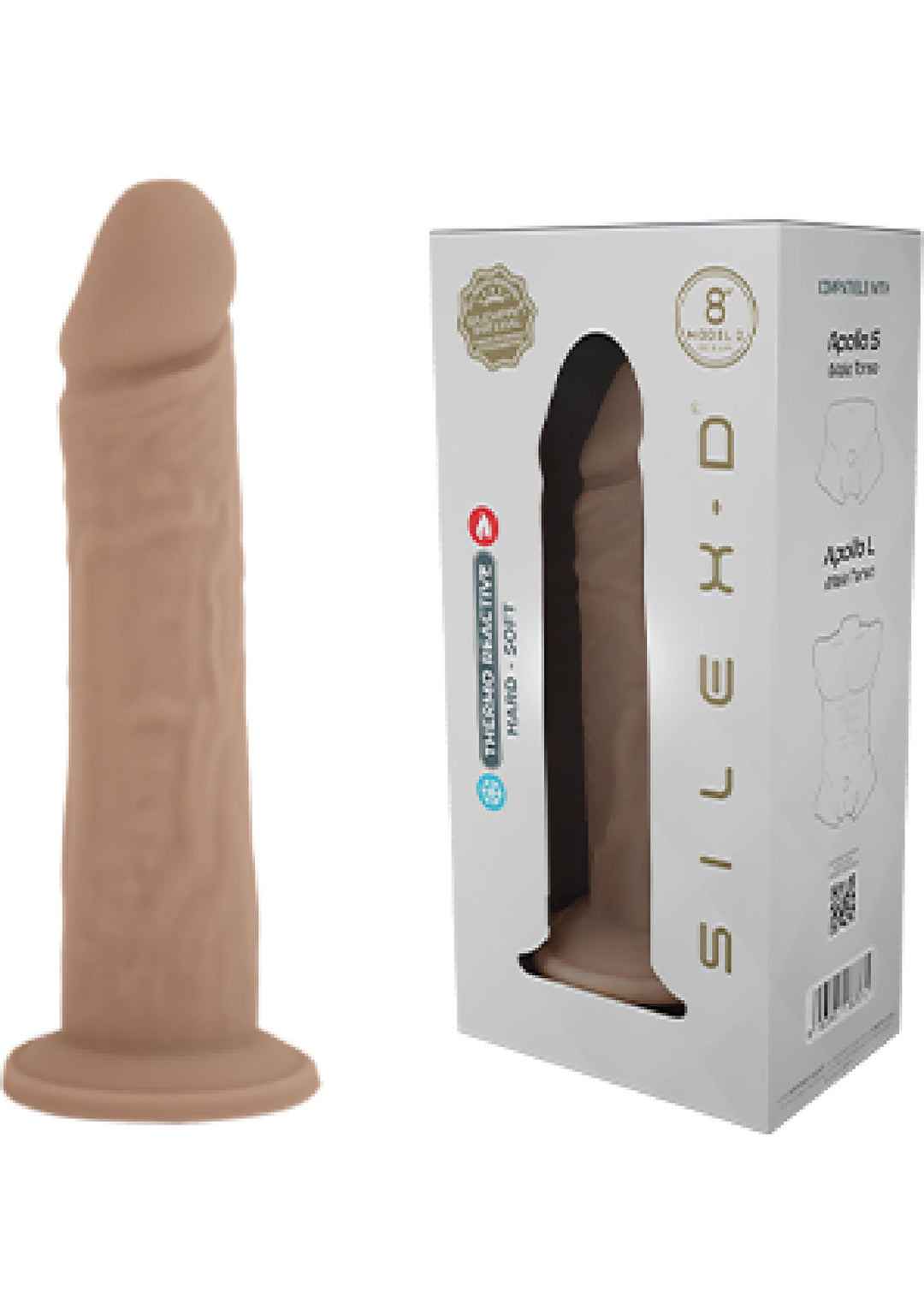 Silex-D Silicone Dong Model 8 inch 2