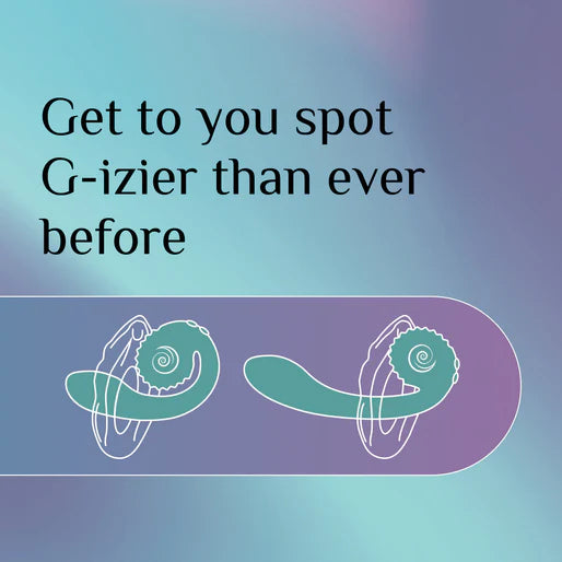 SVibe - Snail GIZI dualer G-Punkt Vibrator türkis