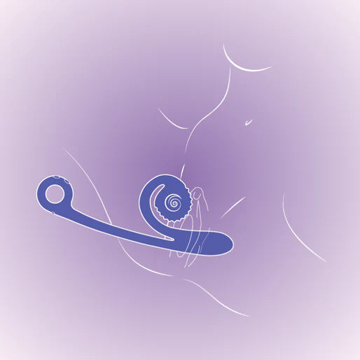 SVibe - Snail Curve Dual-Vibrator lila