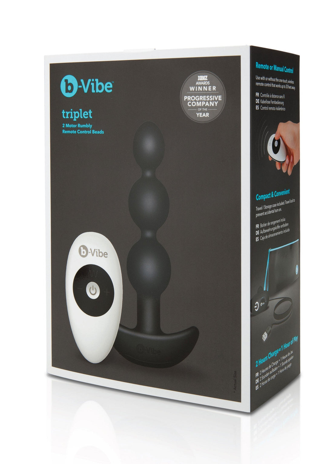 B-Vibe B-Vibe Triplet Anal Beads 3