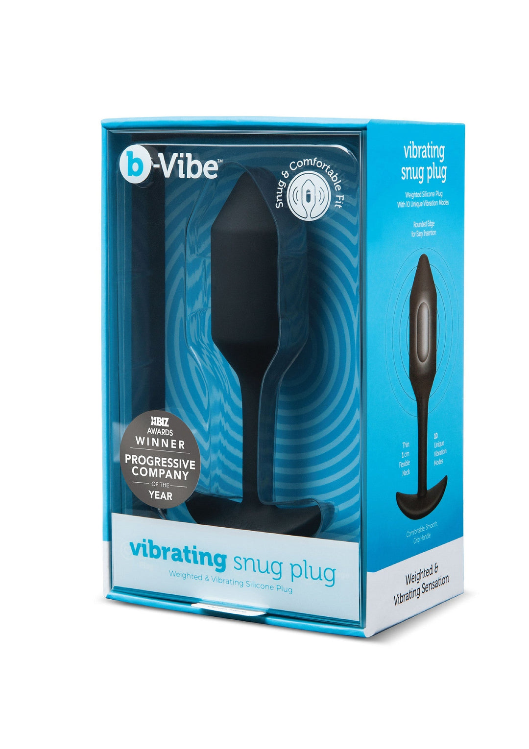 B-Vibe B-Vibe Vibrating Snug Plug 2 3