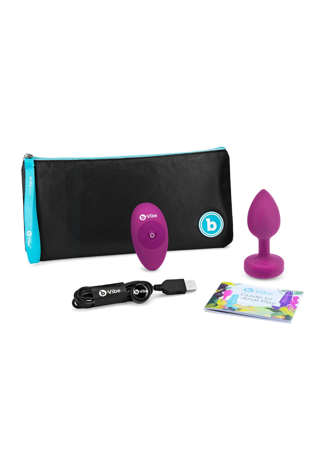 B-Vibe B-Vibe Vibrating Jewel Plug S/M 2