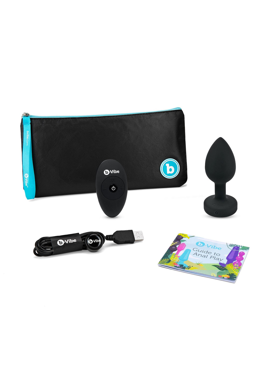 B-Vibe B-Vibe Vibrating Jewel Plug M/L 6