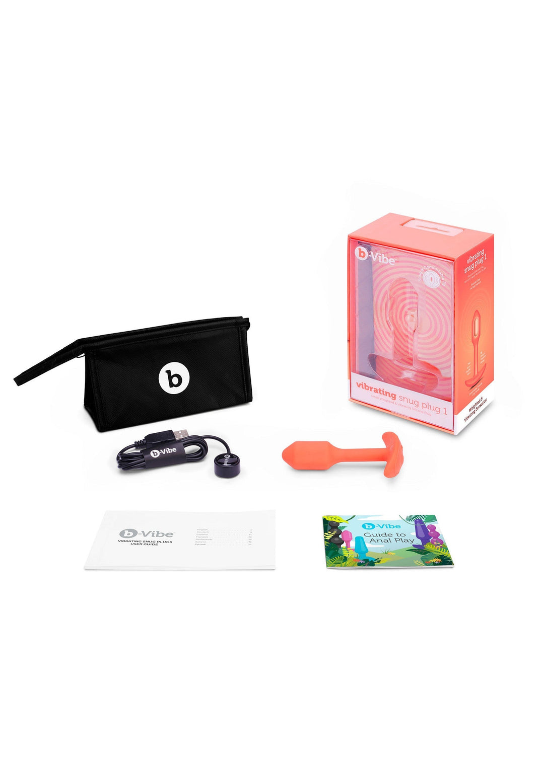 B-Vibe B-Vibe Vibrating Snug Plug S 8