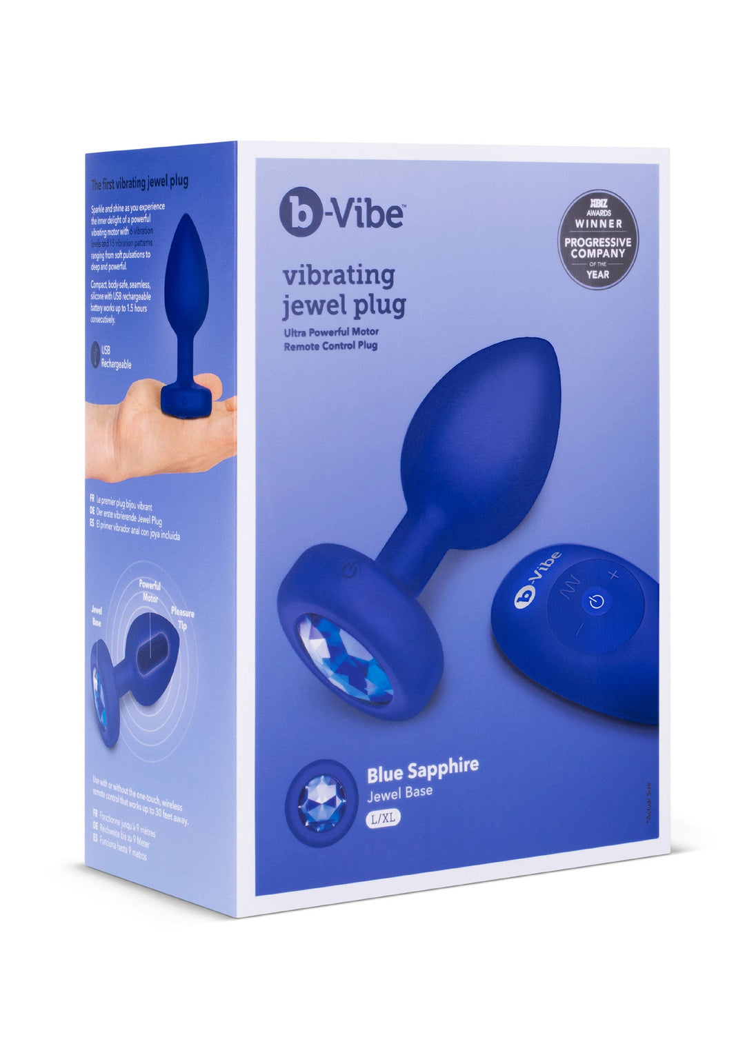 B-Vibe B-Vibe Vibrating Jewel Plug L/XL 2