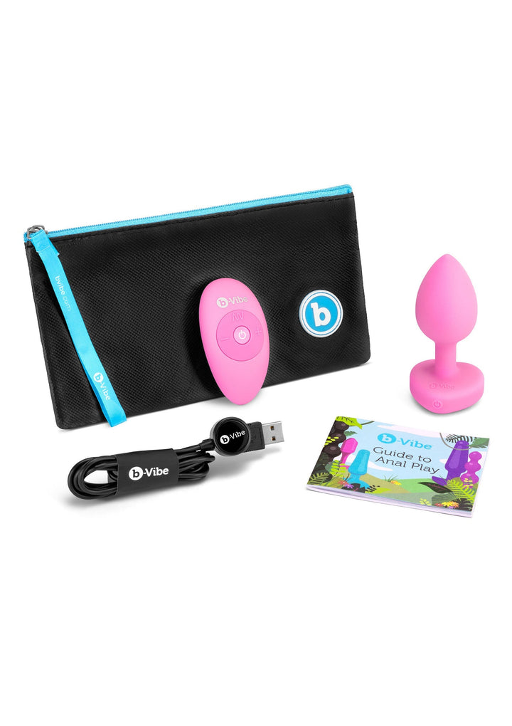 B-Vibe B-Vibe Vibrating Heart Plug S/M 11