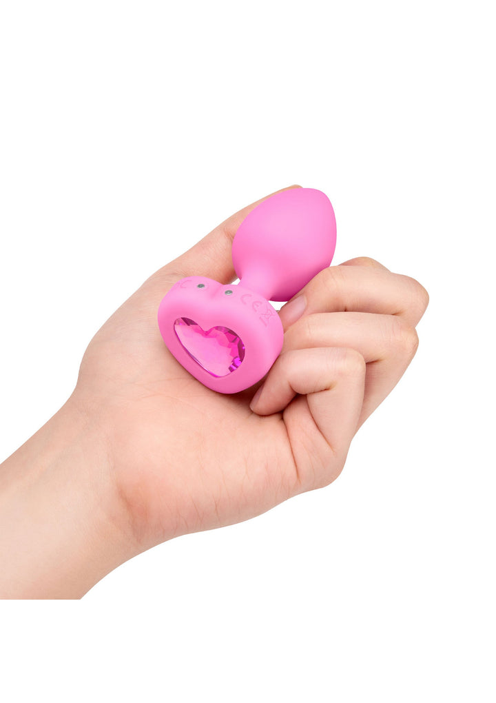 B-Vibe B-Vibe Vibrating Heart Plug S/M 6