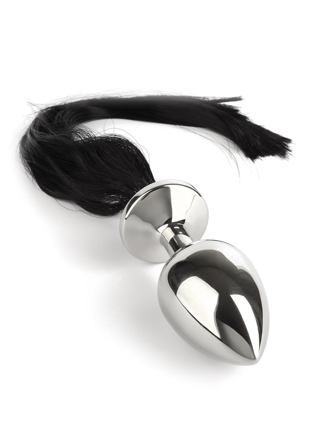 Mr. Steel Black Hair Pony Tail Rosebud 4