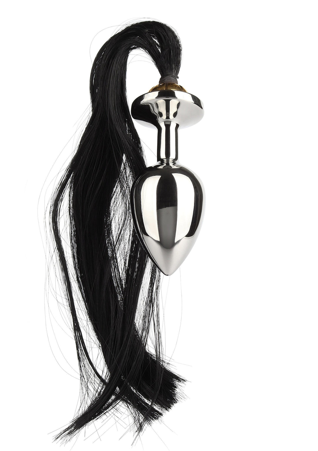 Mr. Steel Black Hair Pony Tail Rosebud 5