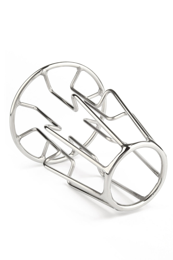Mr. Steel Trapezoid Anal Plug Large 4
