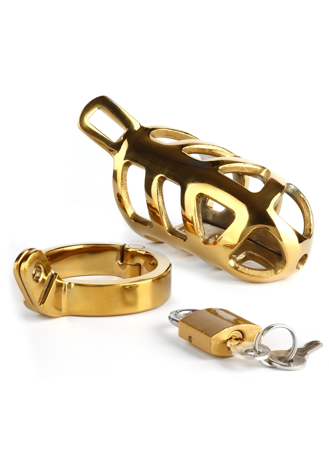 Mr. Steel Brutal Chastity Cage Gold 5