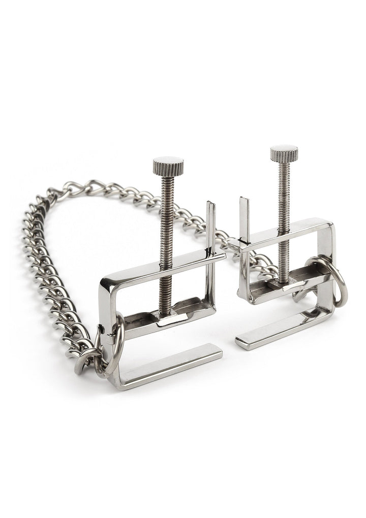 Mr. Steel Press Nipple Clamps With Chain 6