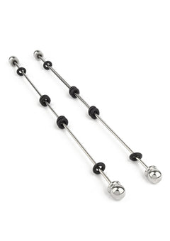 Mr. Steel Nipple Sticks with Ball 20cm