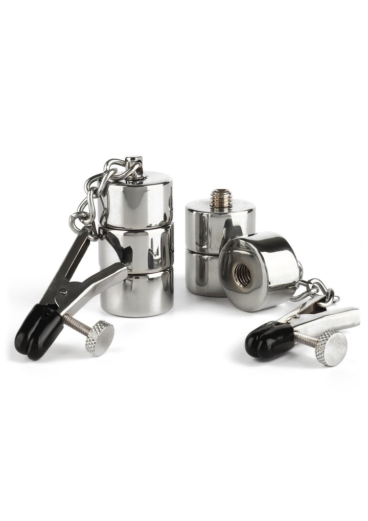 Mr. Steel Aligator Nipple Clamps Weights 6