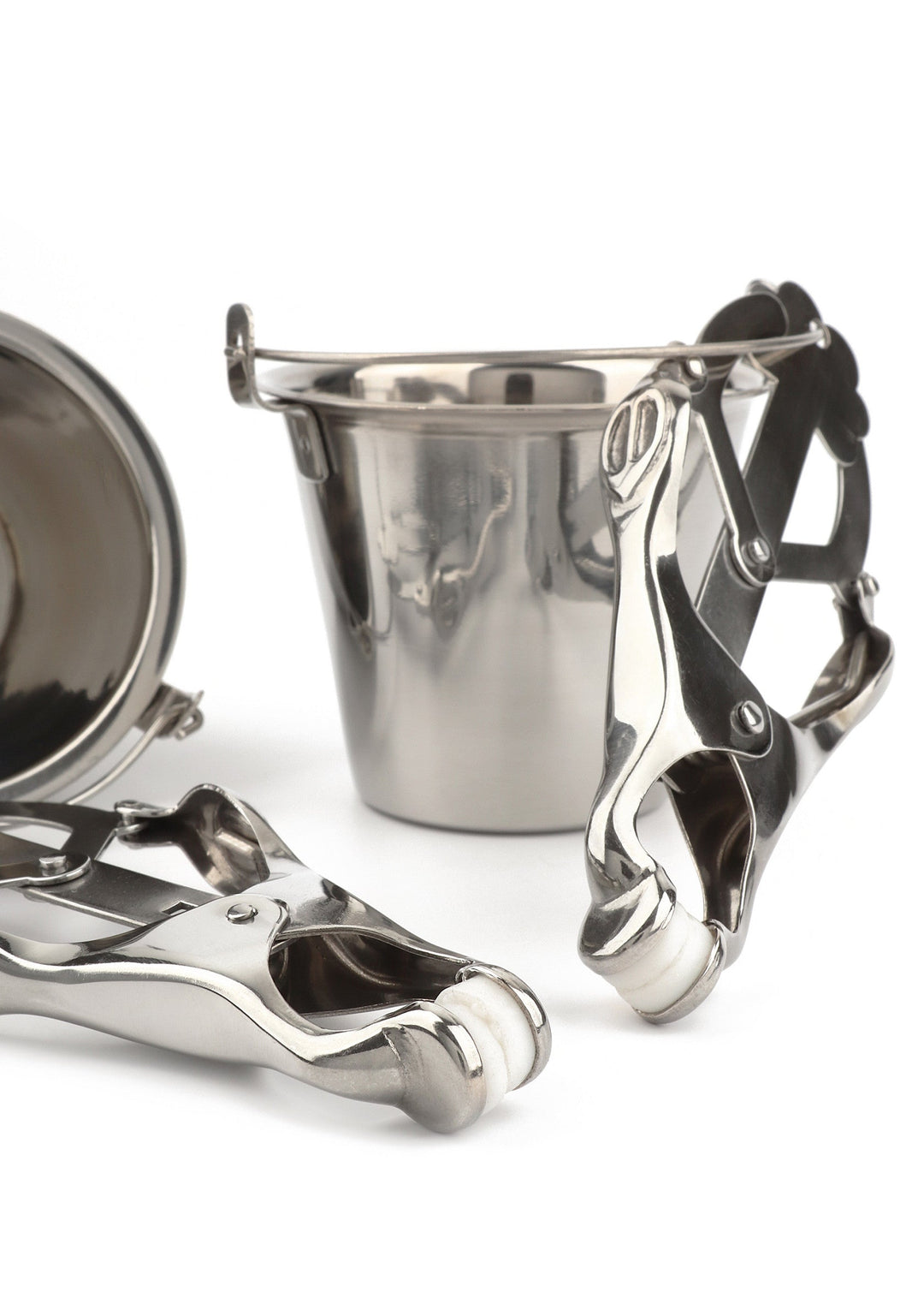 Mr. Steel Nipple Clamps with Buckets 6