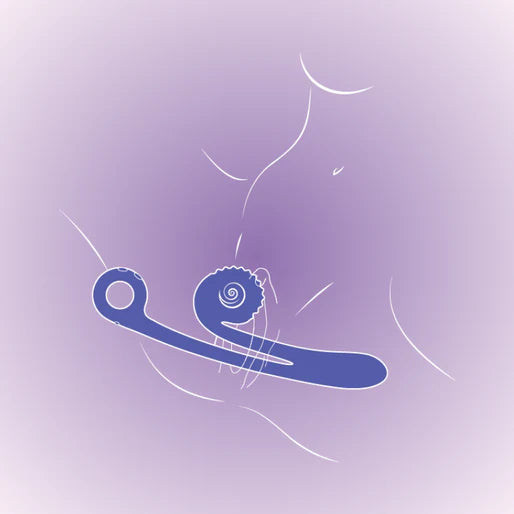 SVibe - Snail Curve Dual-Vibrator lila