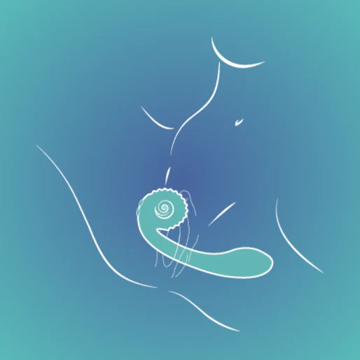 SVibe - Snail GIZI dualer G-Punkt Vibrator türkis