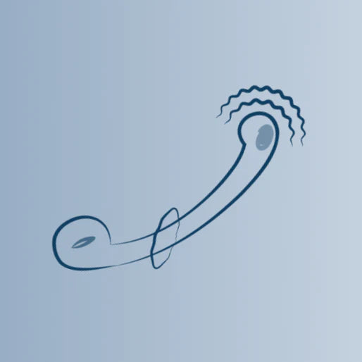 SVibe - Snail AXI  G-/P-Punkt Stimulator blau
