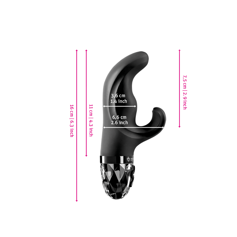 ´Mystim - Hop Hop Bob Black E-Stim Vibrator