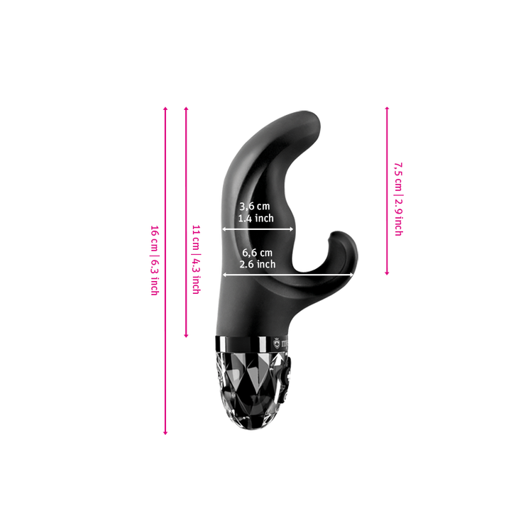 ´Mystim - Hop Hop Bob Black E-Stim Vibrator