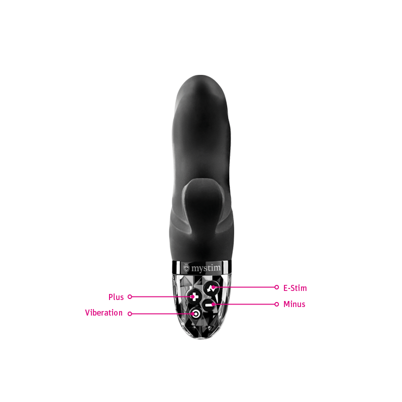 ´Mystim - Hop Hop Bob Black E-Stim Vibrator