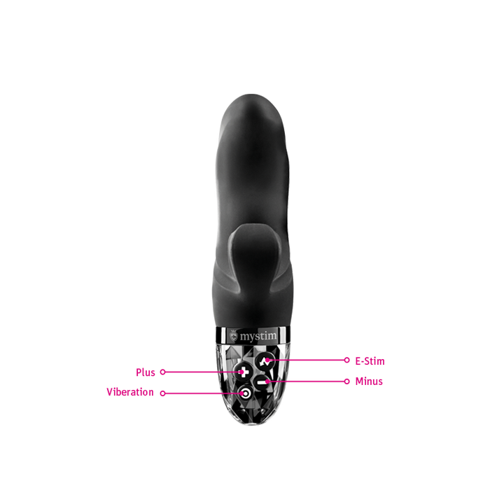 ´Mystim - Hop Hop Bob Black E-Stim Vibrator