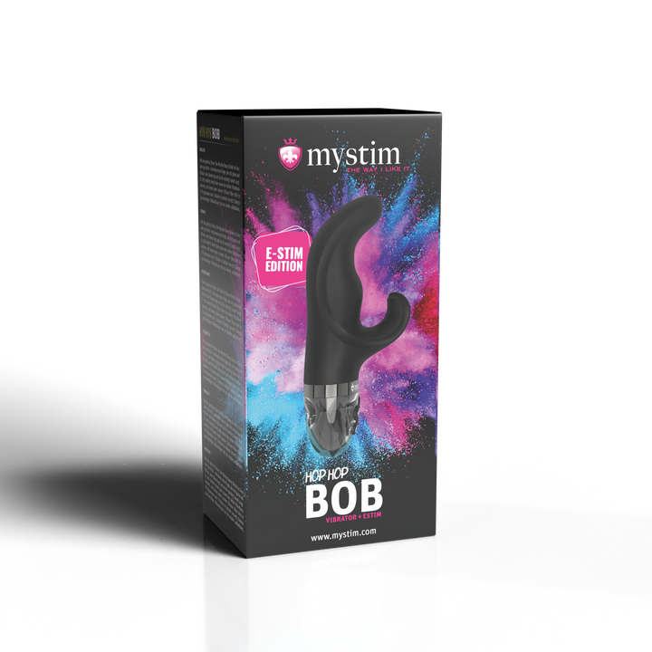 ´Mystim - Hop Hop Bob Black E-Stim Vibrator