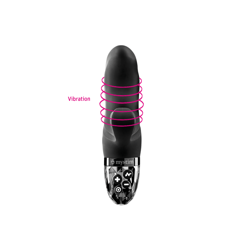 ´Mystim - Hop Hop Bob Black E-Stim Vibrator