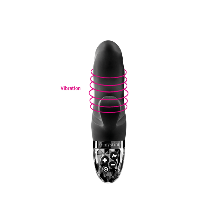 ´Mystim - Hop Hop Bob Black E-Stim Vibrator