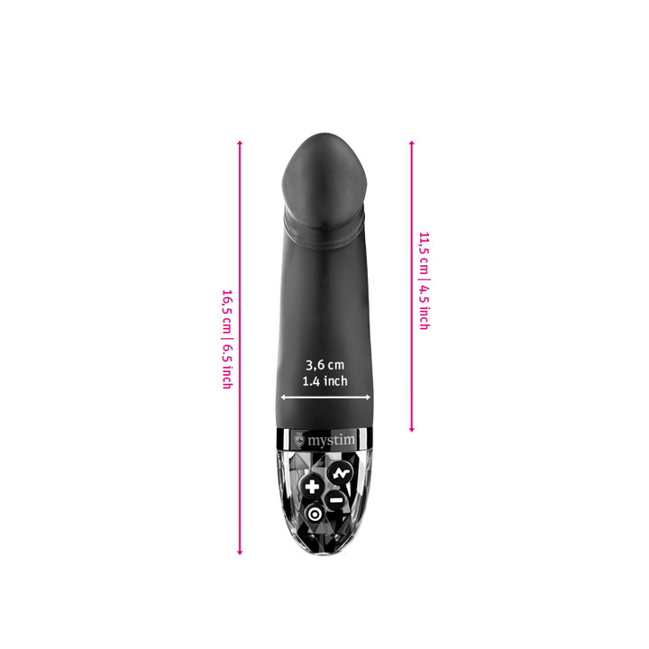 ´Mystim - Real Deal Neal Black E-Stim Vibrator