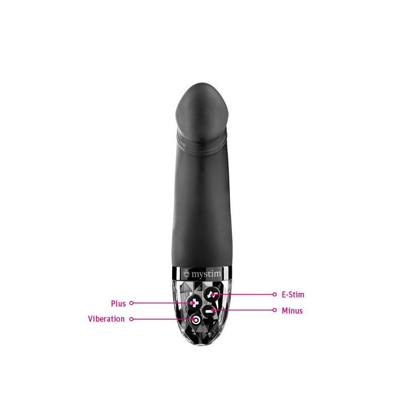 ´Mystim - Real Deal Neal Black E-Stim Vibrator