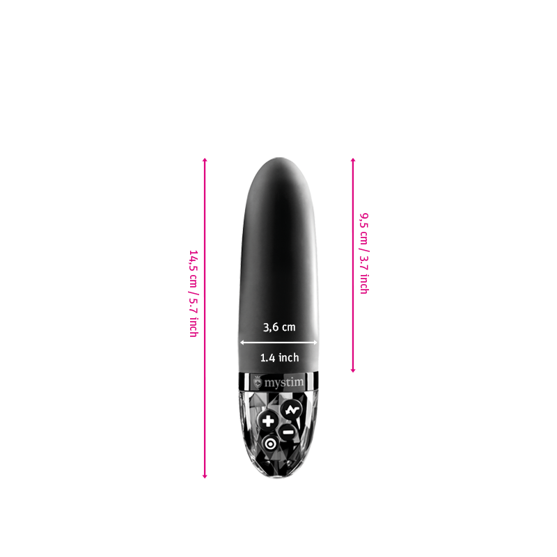 ´Mystim - Sleak Freak Black E-Stim Vibrator