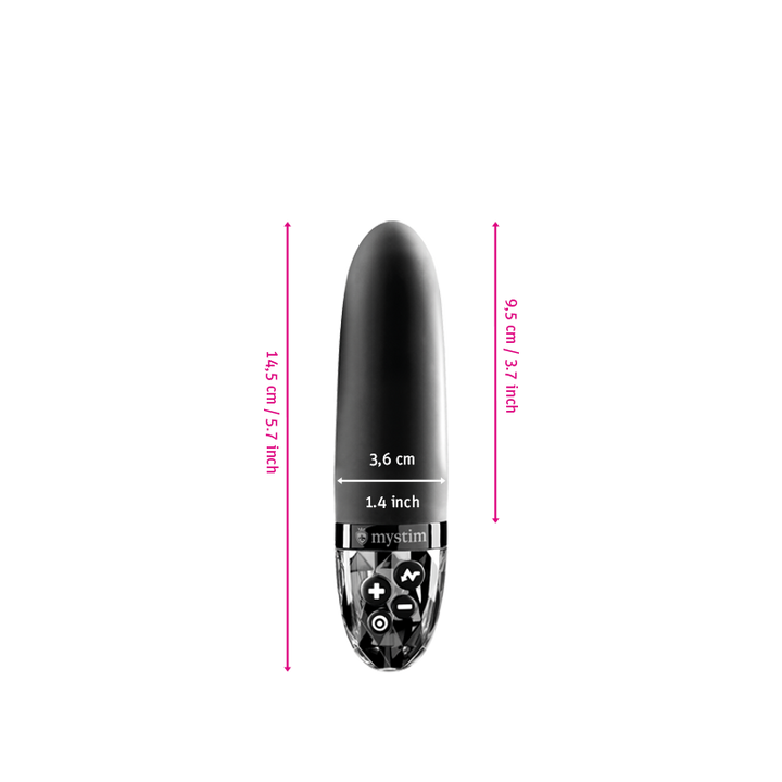 ´Mystim - Sleak Freak Black E-Stim Vibrator