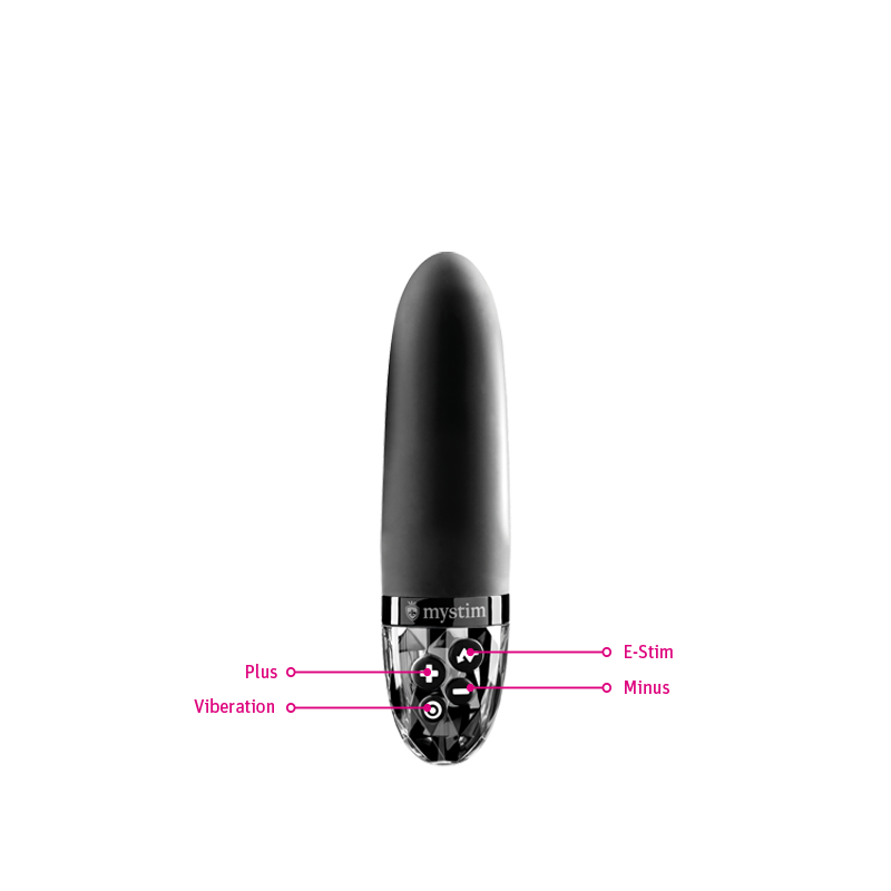 ´Mystim - Sleak Freak Black E-Stim Vibrator