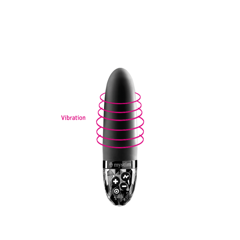 ´Mystim - Sleak Freak Black E-Stim Vibrator