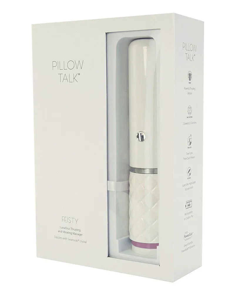 Pillow Talk - Feisty-Stoßender Vibrator - Pink