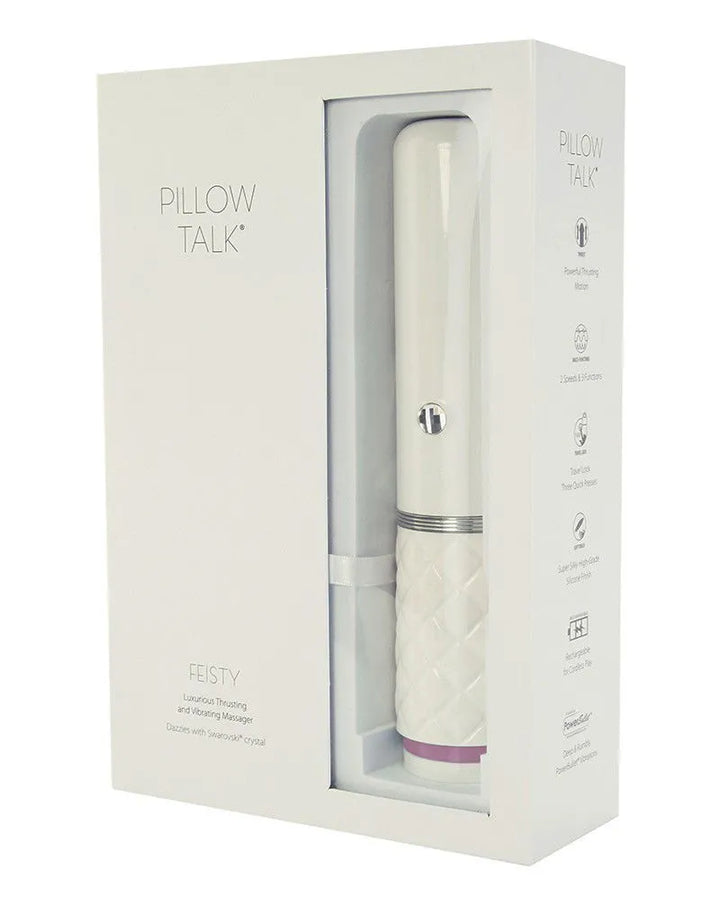 Pillow Talk - Feisty-Stoßender Vibrator - Pink