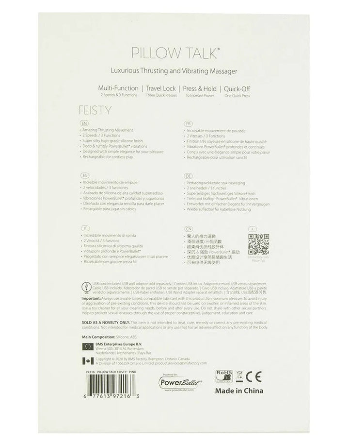 Pillow Talk - Feisty-Stoßender Vibrator - Mint