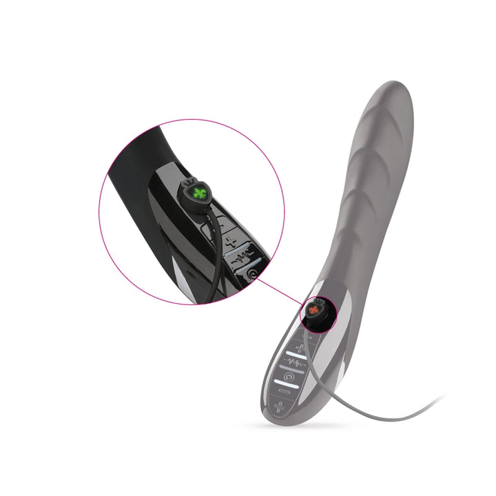 ´Mystim - Sizzling Simon Black E-Stim Vibrator