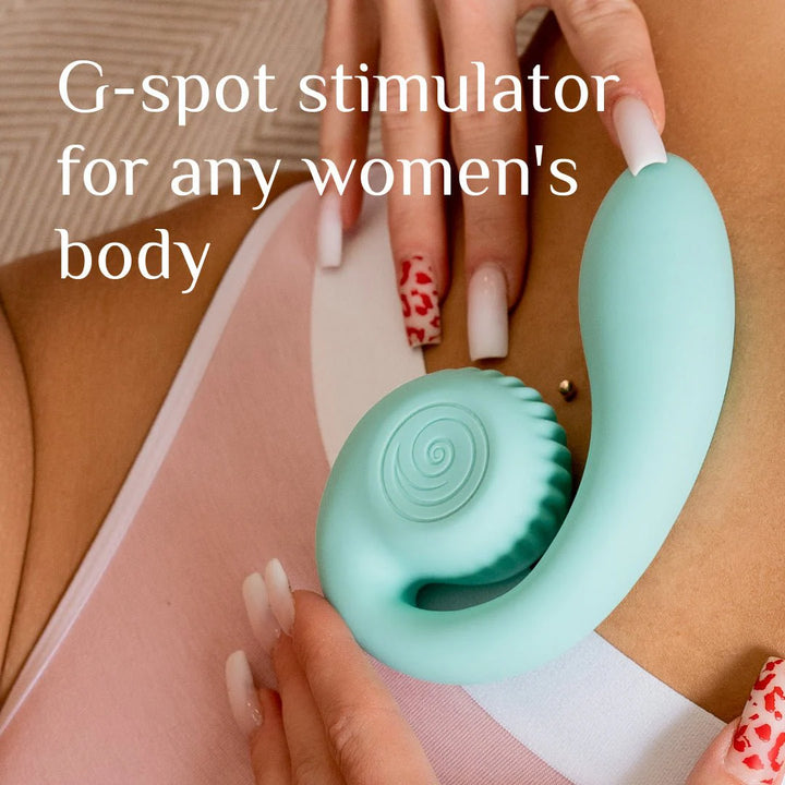 SVibe - Snail GIZI dualer G-Punkt Vibrator türkis