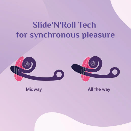 SVibe - Snail Curve Dual-Vibrator pink