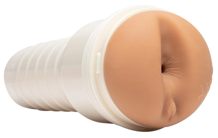 Fleshlight Autumn Falls Peaches Masturbator in hautfarbenem SuperSkin-Material mit realistischer Textur und diskretem Gehäuse