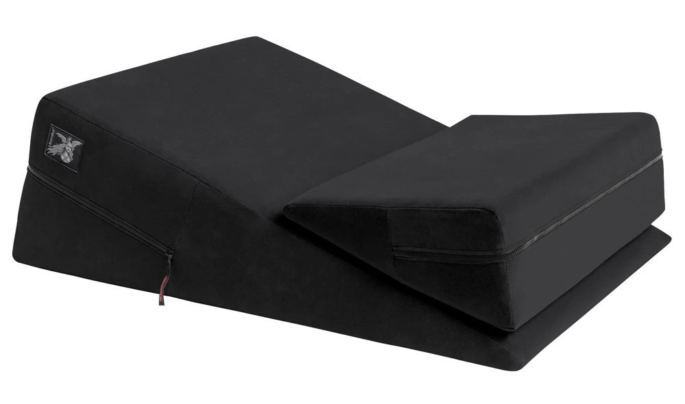 Liberator Wedge/Ramp Set mit zwei schwarzen ergonomischen Liebeskissen