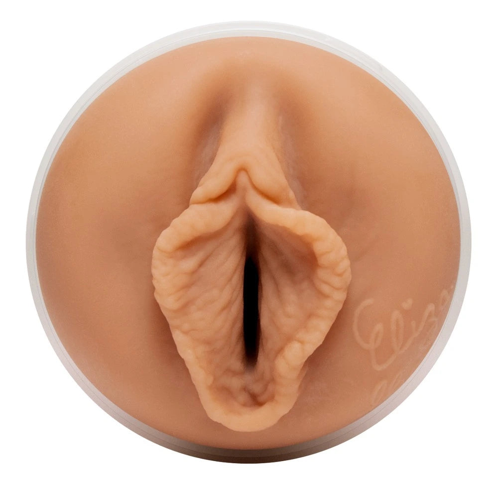 Fleshlight Eliza Ibarra Ethereal Masturbator, realistische Vagina-Öffnung in Hautton, hochwertiges SuperSkin-Material